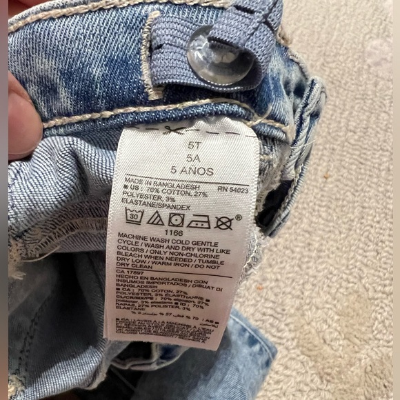 Old Navy ballerina skinny toddler girl jeans 5T - Picture 3 of 4